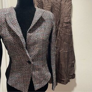 Mossino Multi Color Tweed Blazer (XS)